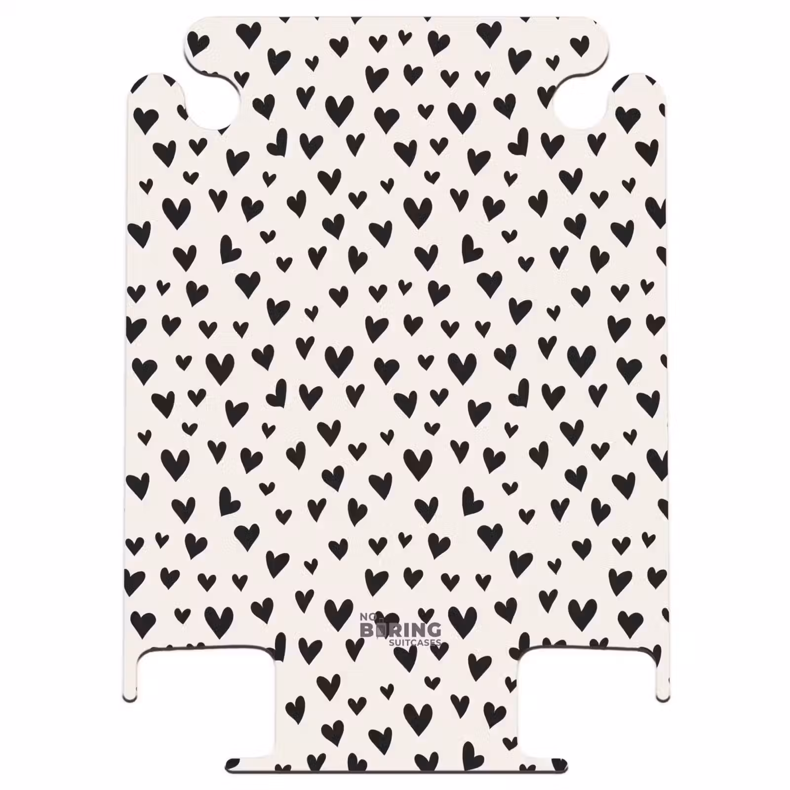 CaseSwap™ - Valentine hearts pattern black — 1