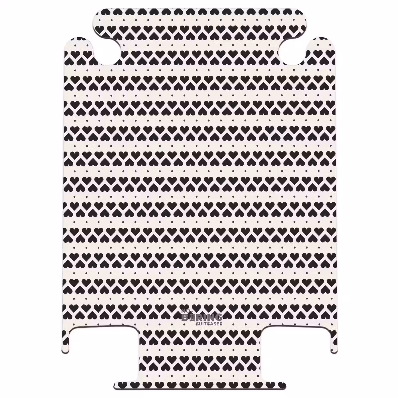 CaseSwap™ - Valentine striped hearts pattern — 1