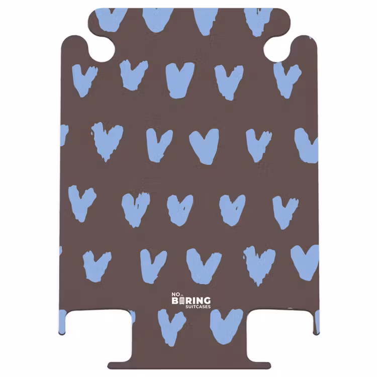 CaseSwap™ - Dark brown background with heart-like shapes — 1