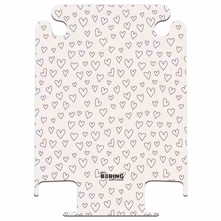 CaseSwap™ - Valentine heart rain pattern black — 1
