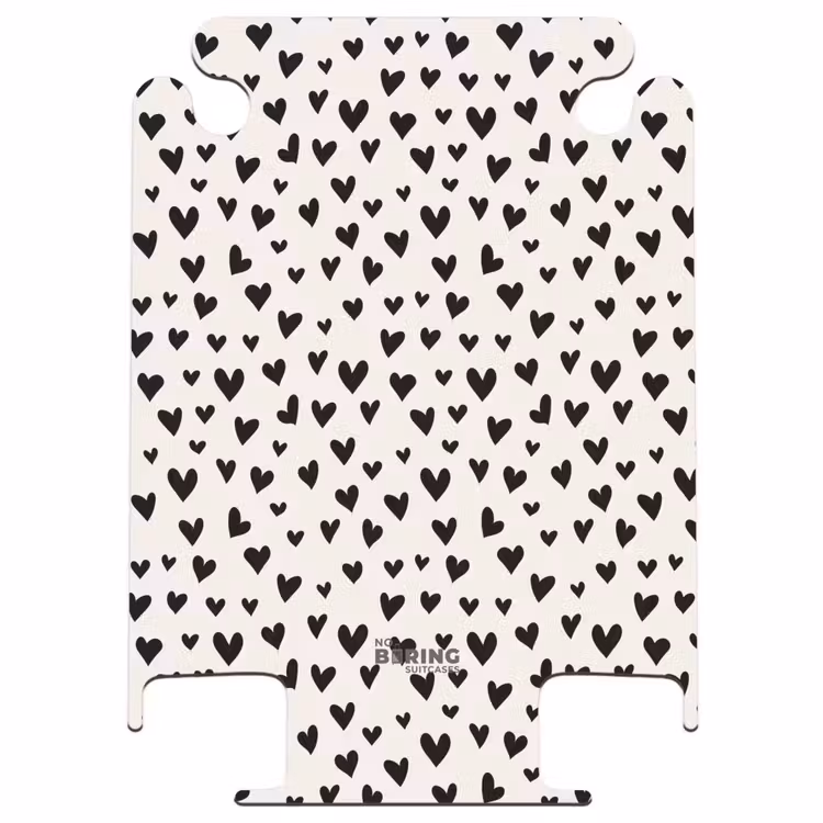 CaseSwap™ - Valentine hearts pattern black — 1