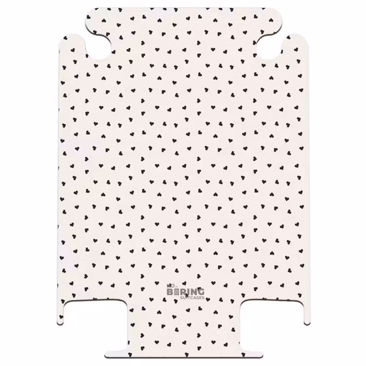 CaseSwap™ - Valentine scattered heart pattern black — 1