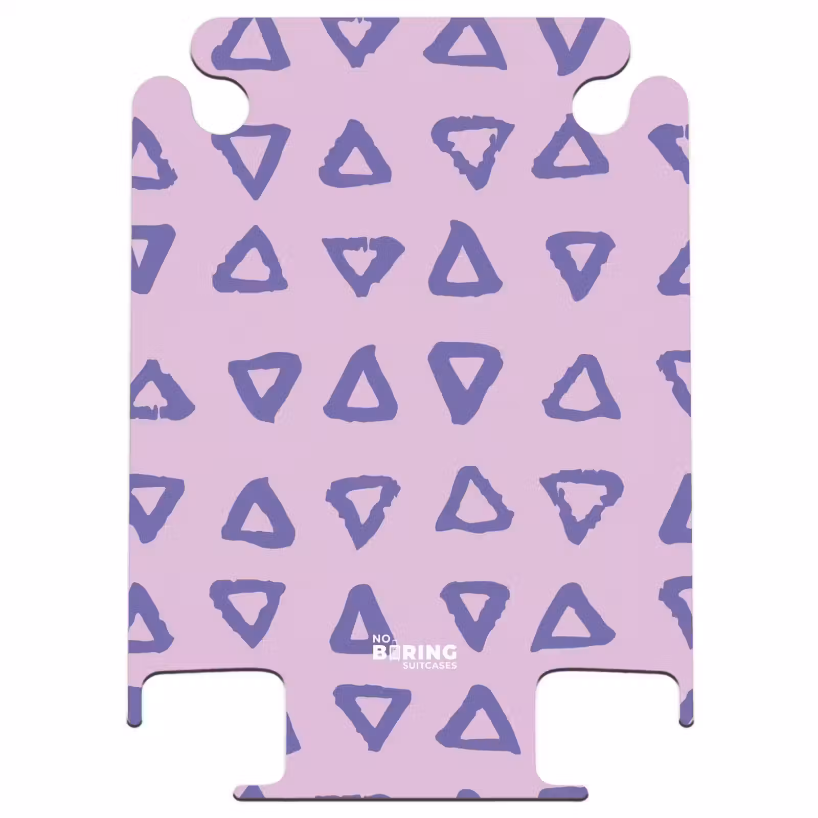 CaseSwap™ - Blue, triangular outline on lavender pink background — 1