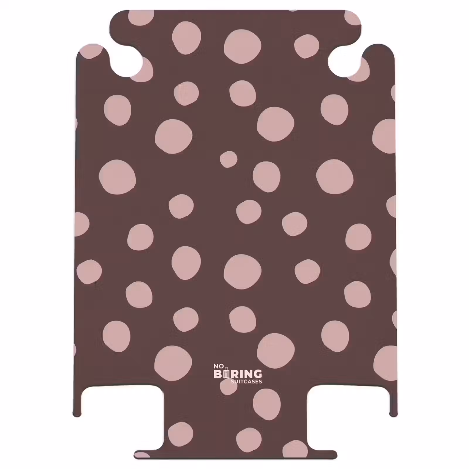 CaseSwap™ - Deep brown background with pink dots — 1