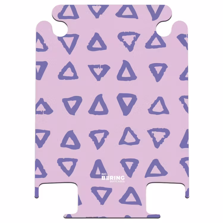 CaseSwap™ - Blue, triangular outline on lavender pink background — 1