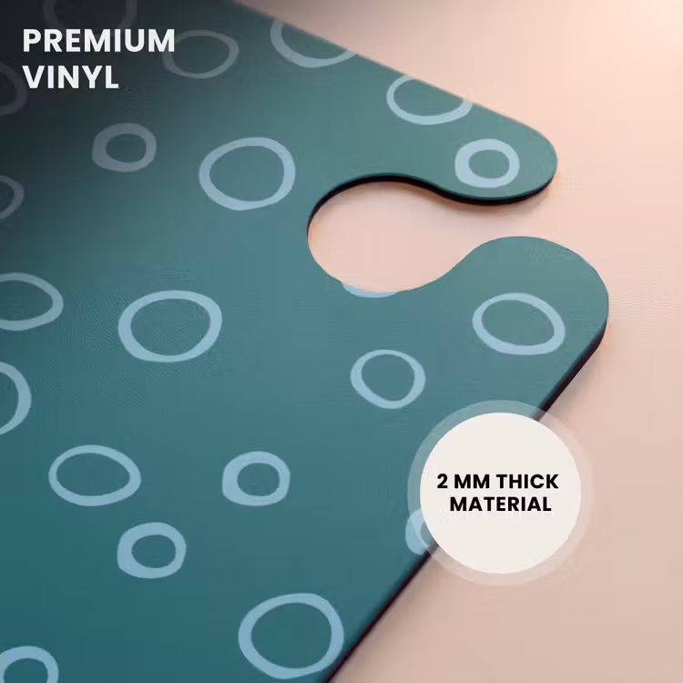 CaseSwap™ - Light blue circles on dark green background — 6
