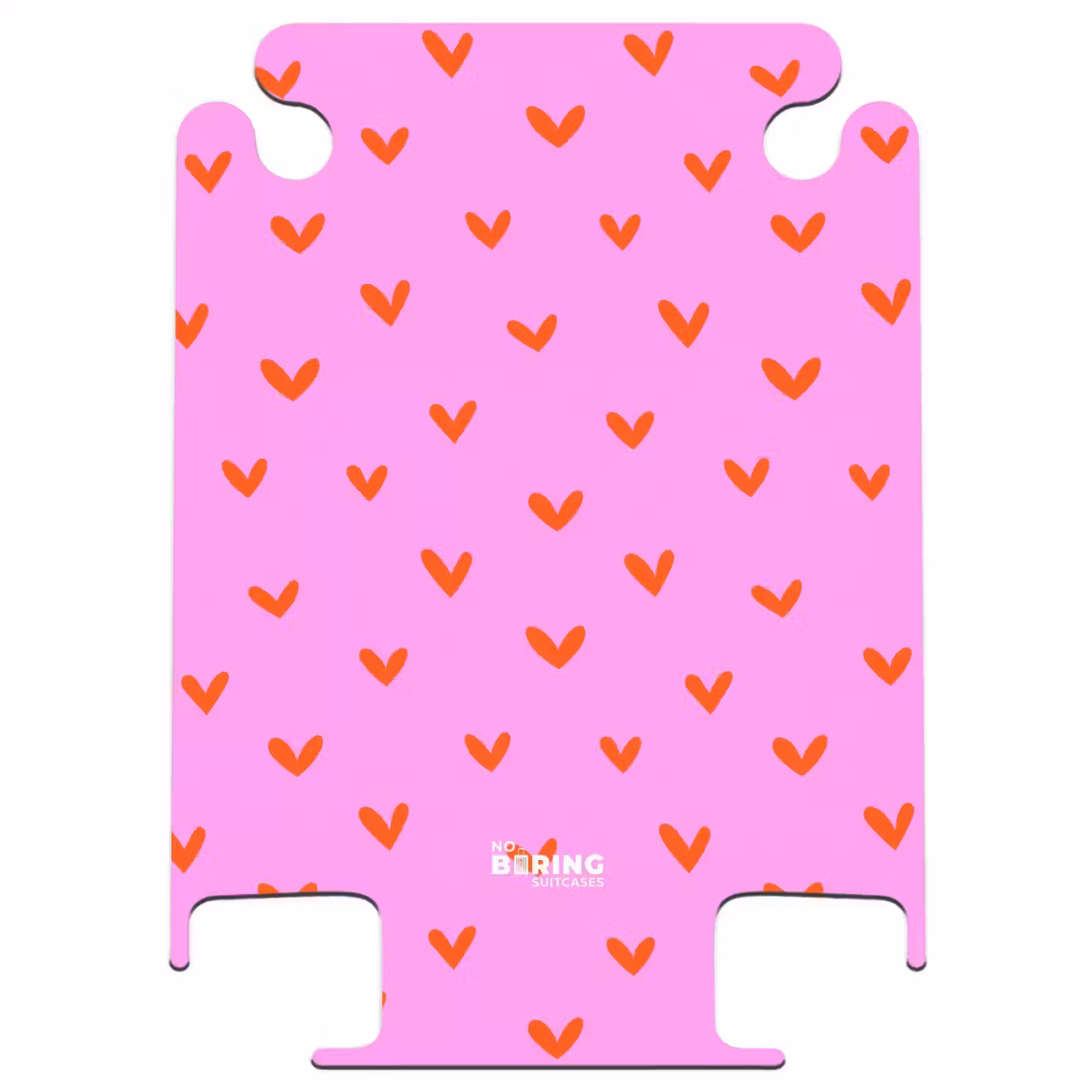 CaseSwap™ - Repeating heart pattern on pink background — 1