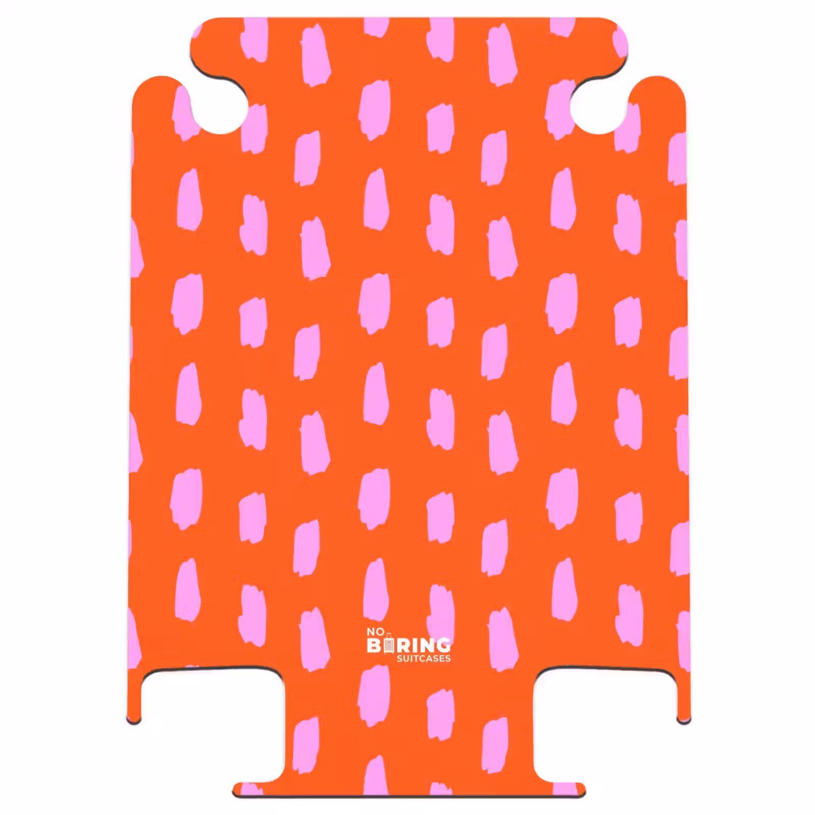CaseSwap™ - Spot pattern in pink on bright red background — 1