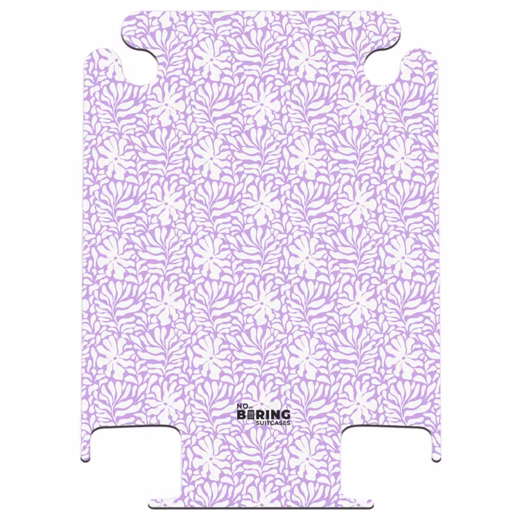 CaseSwap™ - Flowers and leaves on purple background — 1