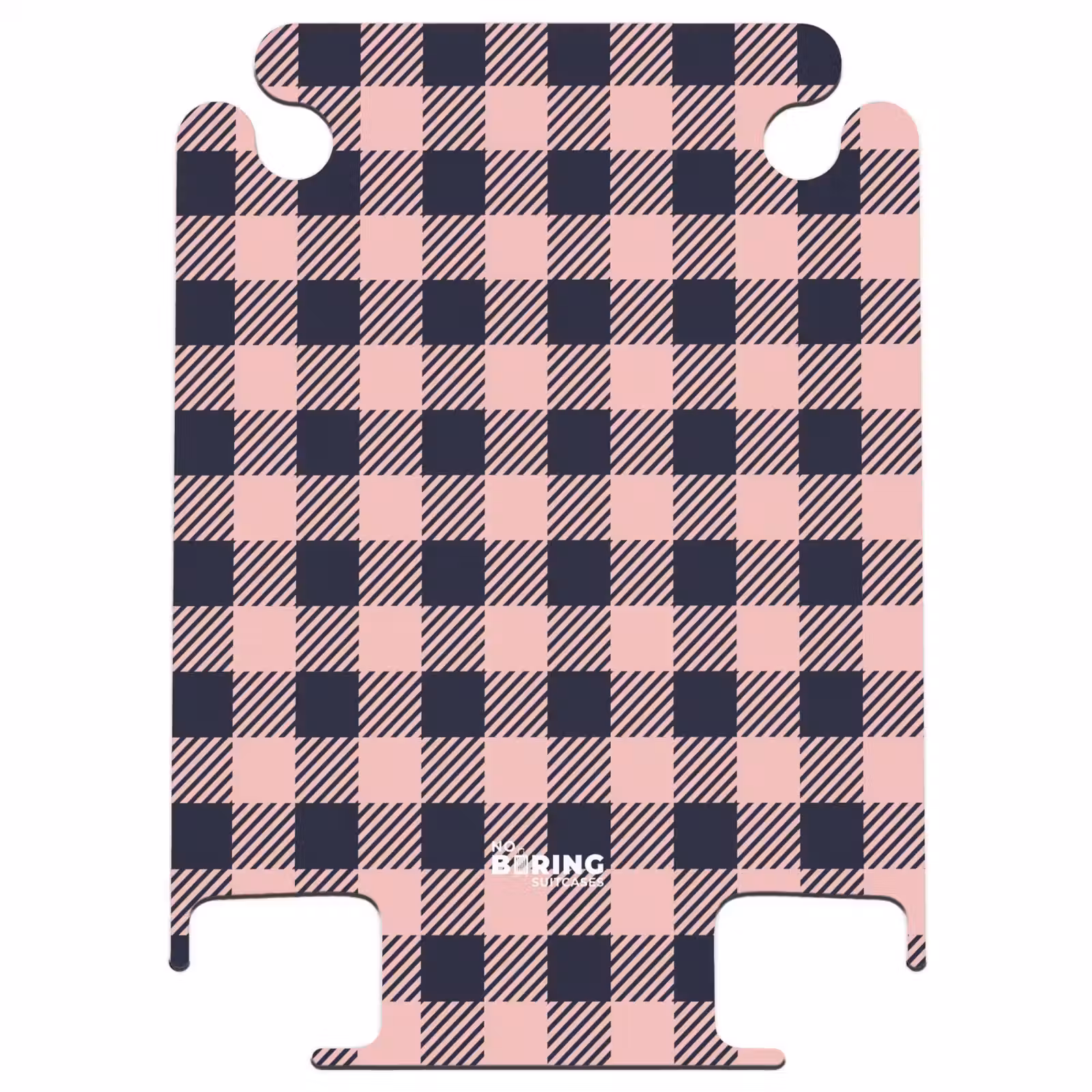CaseSwap™ - Checkered checkerboard pattern in pink and black — 1