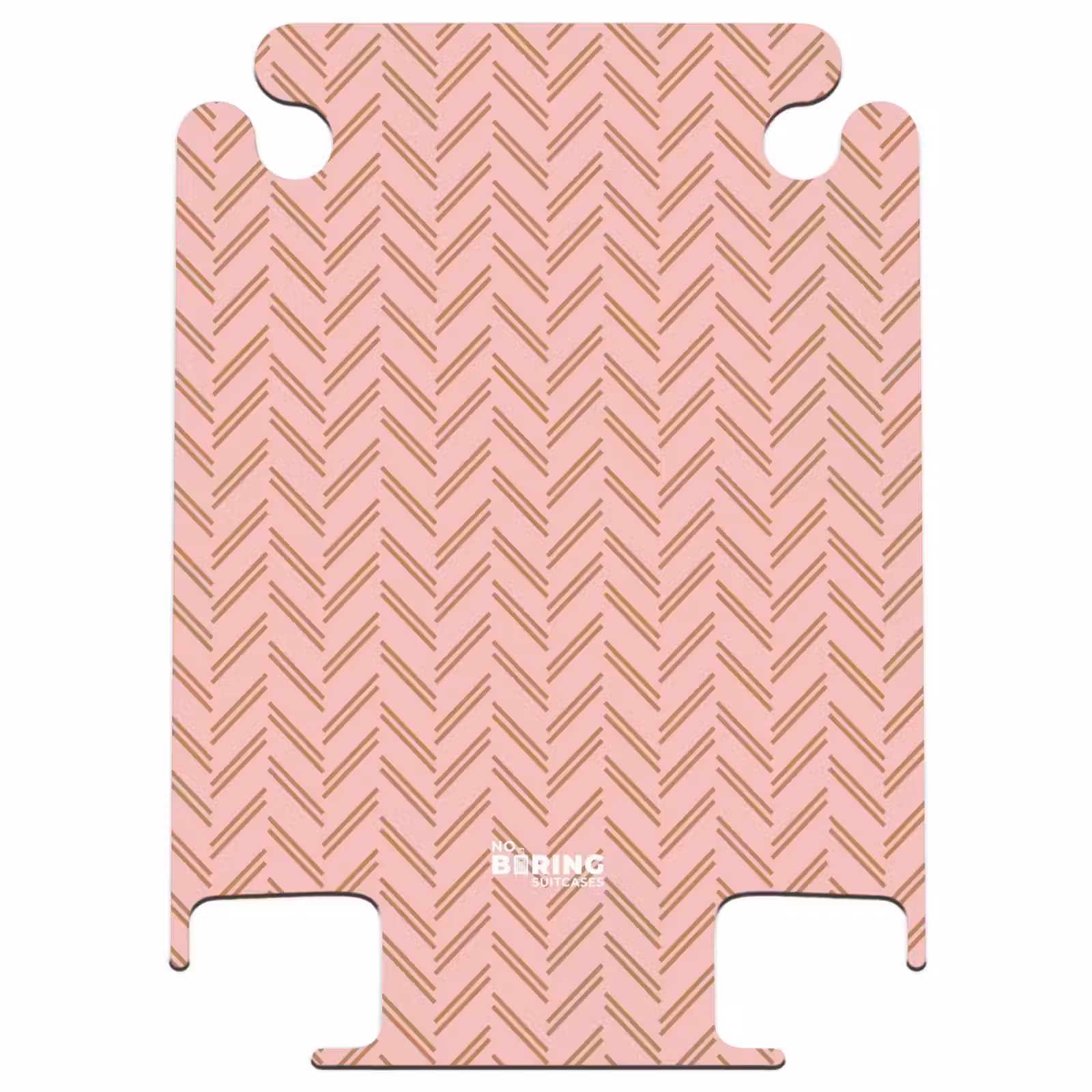 CaseSwap™ - Herringbone pattern with shades of pink and brown — 1