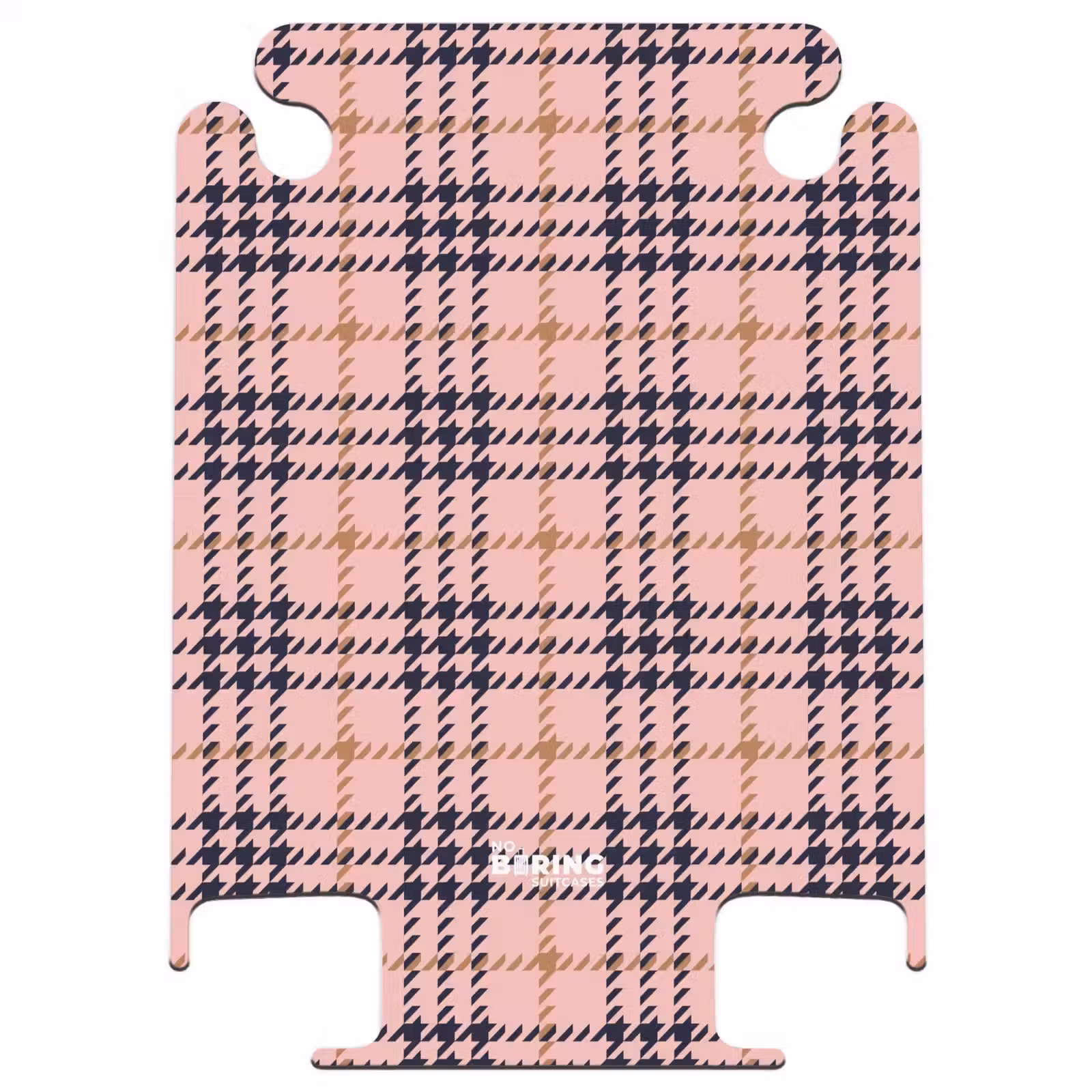 CaseSwap™ - Pink plaid checkered structure symmetrical — 1