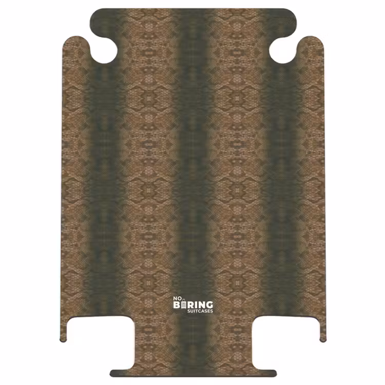 CaseSwap™ - Brown snakeskin with symmetrical scale structure — 1
