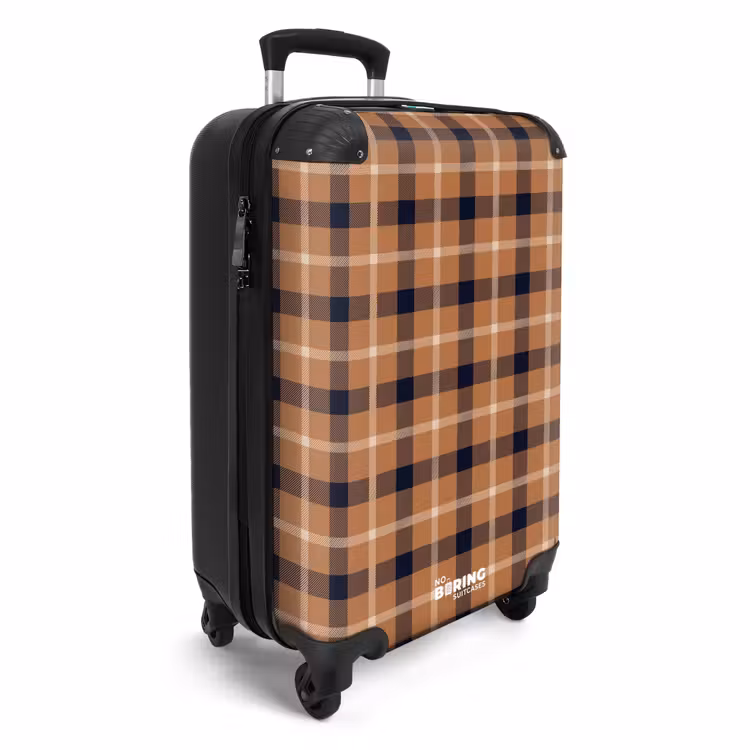 CaseSwap™ - Classic checkerboard pattern in camel and black — 2