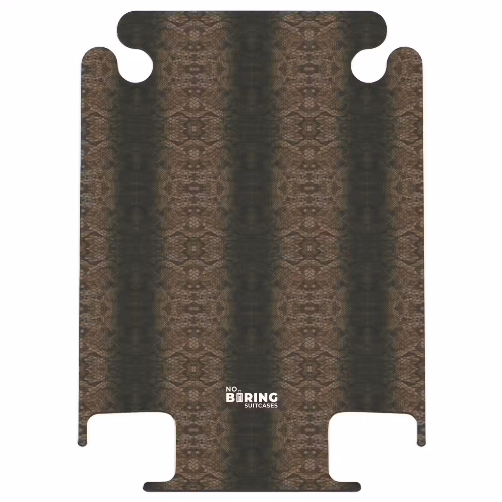 CaseSwap™ - Brown snakeskin with symmetrical scale structure — 1