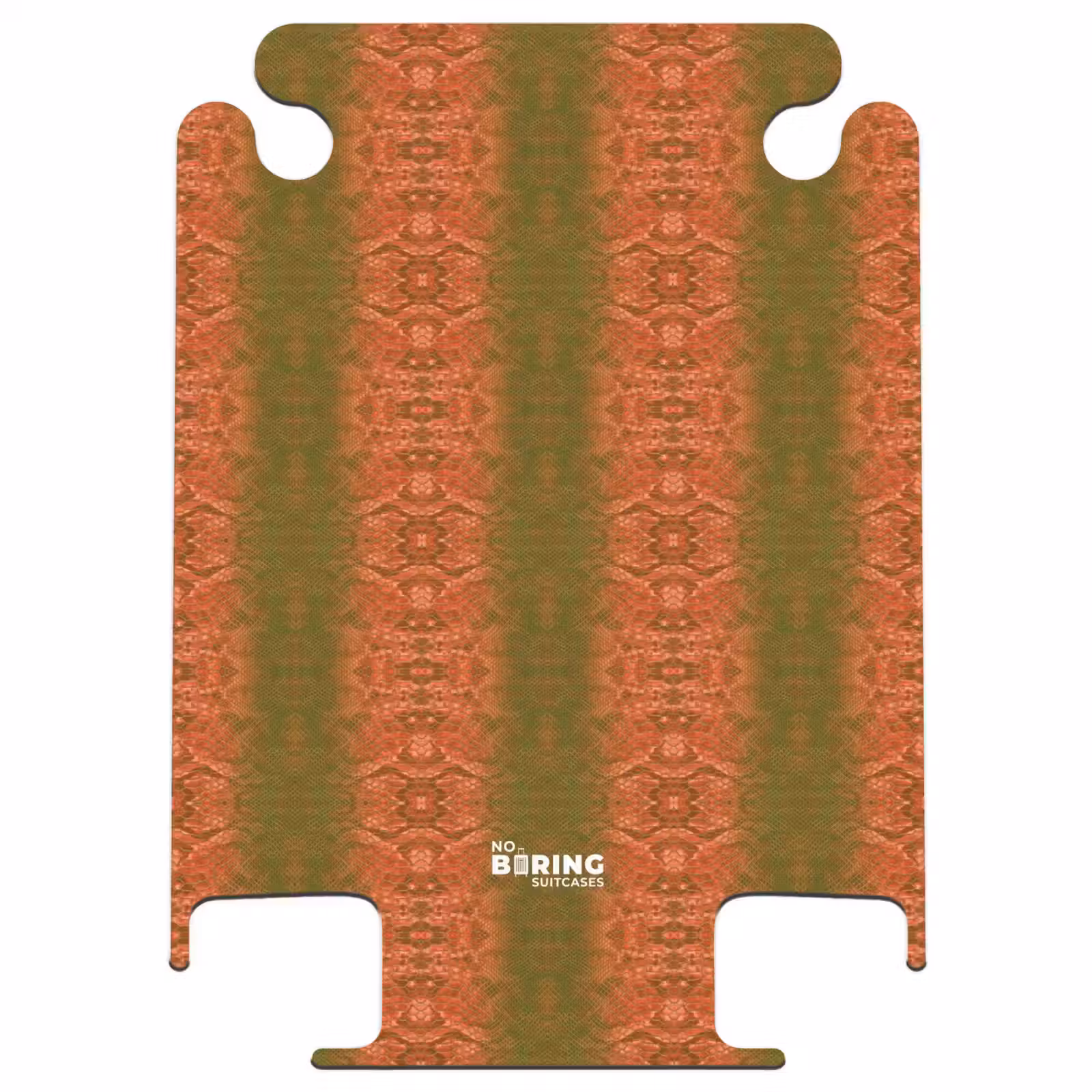 CaseSwap™ - Coral red snakeskin with symmetrical scale structure — 1