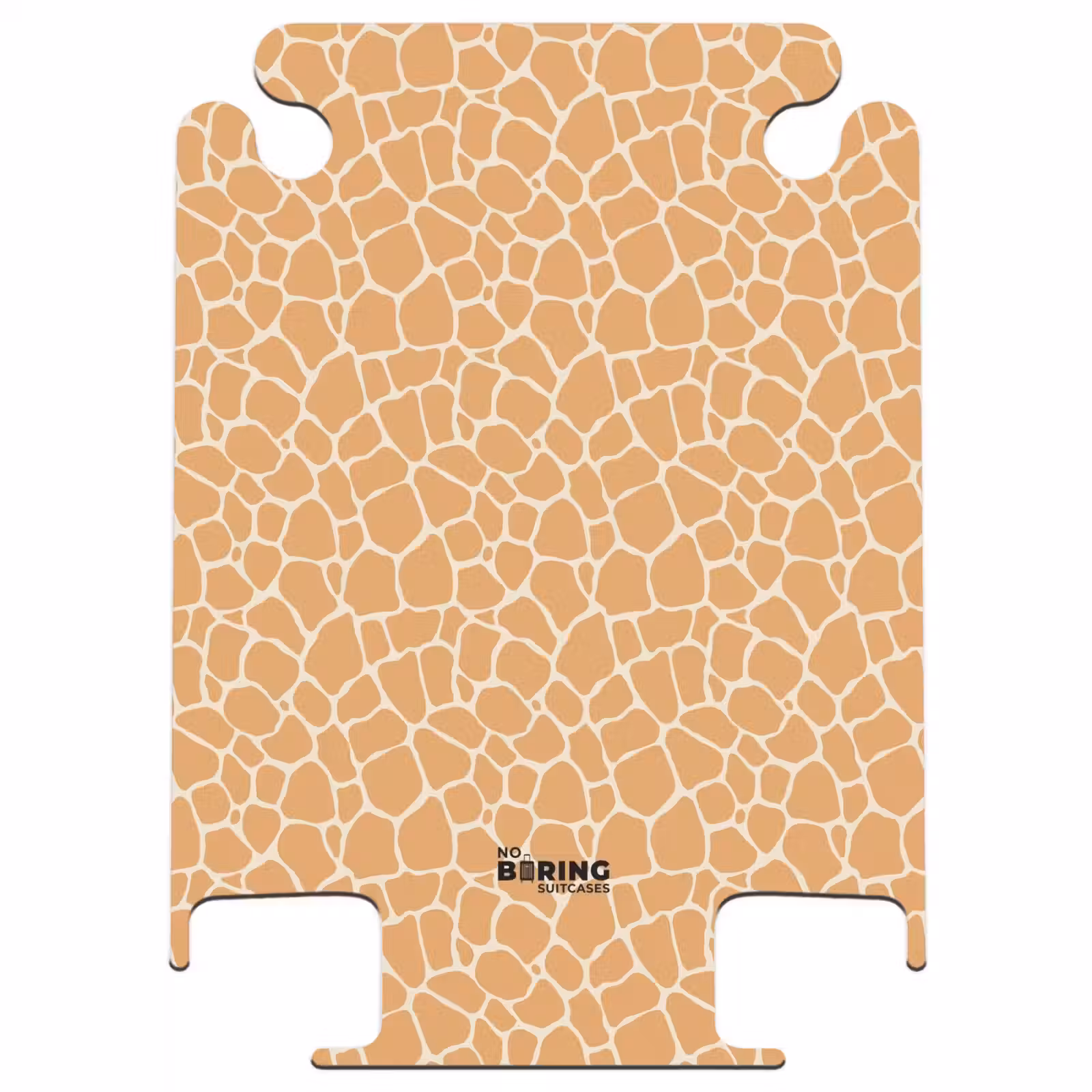 CaseSwap™ - Pattern of giraffe print in orange with beige — 1