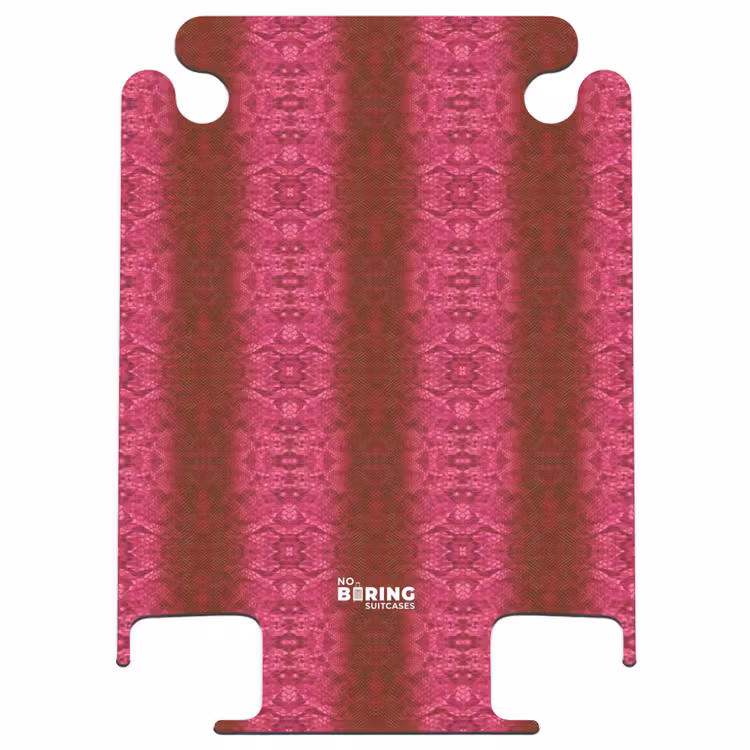 CaseSwap™ - Bright pink snakeskin with symmetrical scale structure — 1