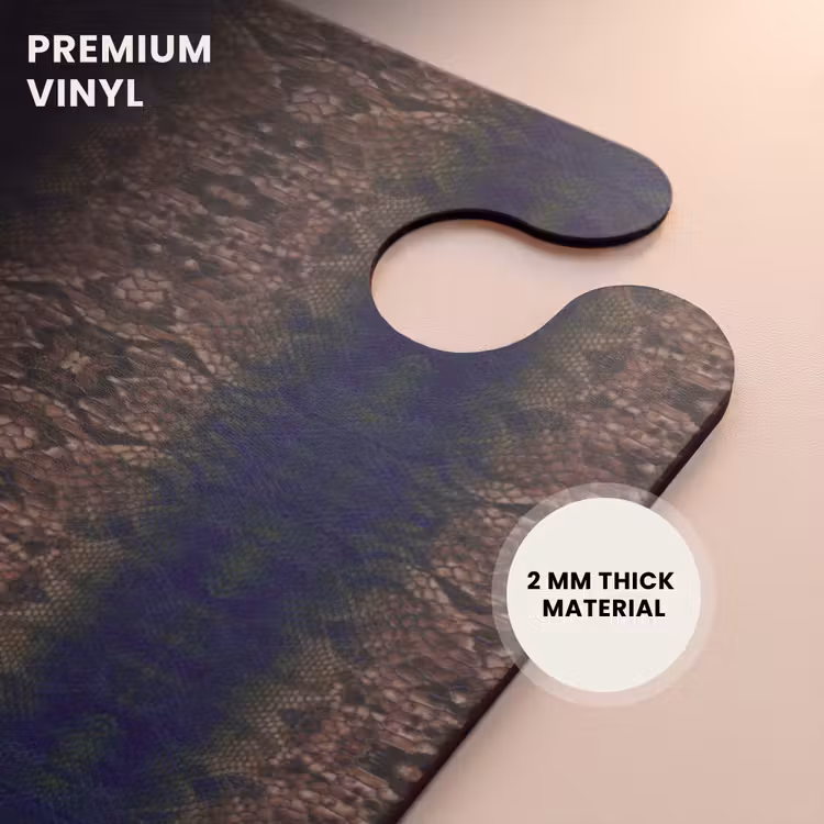 CaseSwap™ - Brown-blue snakeskin with symmetrical scale structure — 6