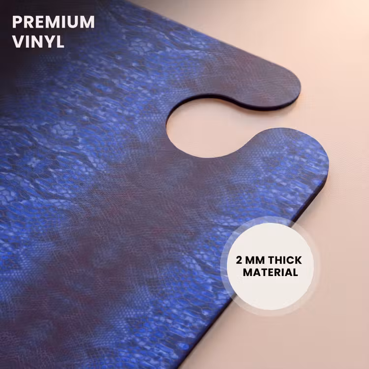 CaseSwap™ - Dark blue snakeskin with symmetrical scale structure — 6