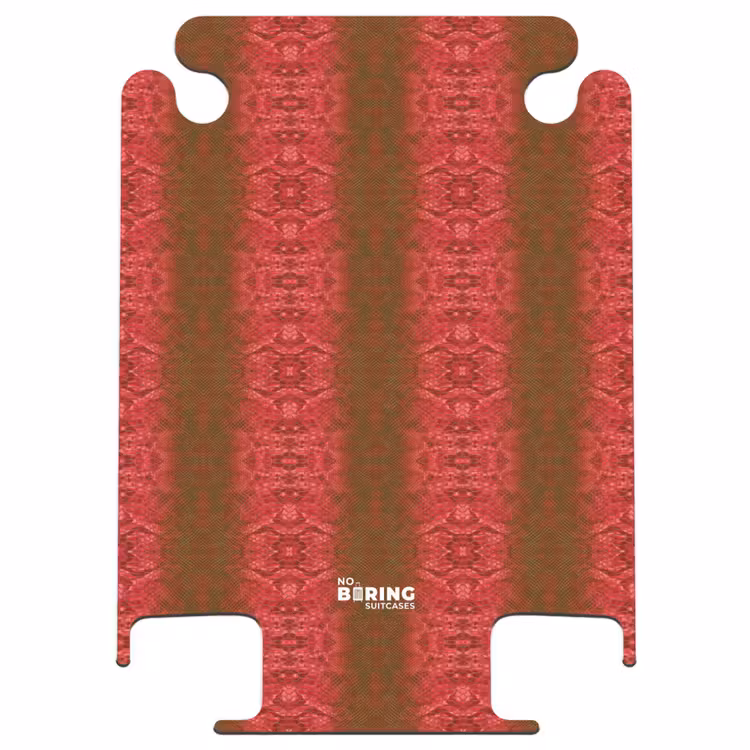 CaseSwap™ - Deep red snake skin with symmetrical scale structure — 1