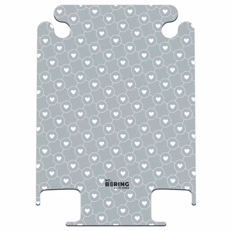 CaseSwap™ - Gray-green background with white hearts — 1