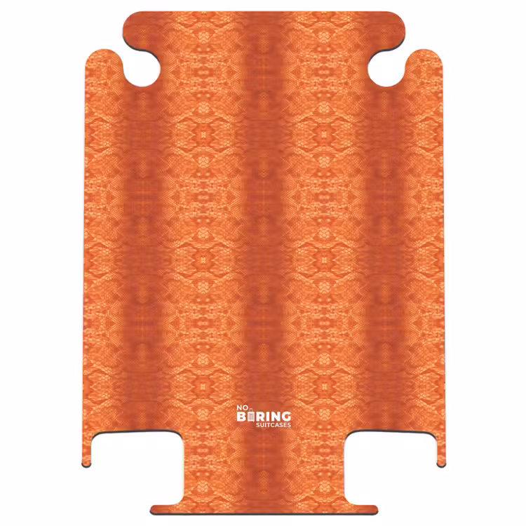 CaseSwap™ - Orange snakeskin with symmetrical scale structure — 1