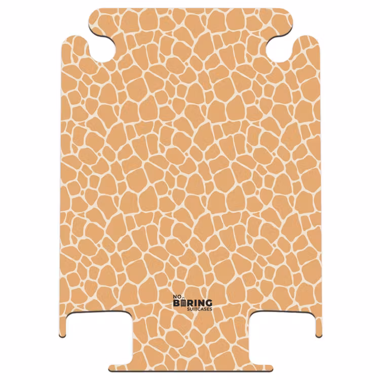 CaseSwap™ - Pattern of giraffe print in orange with beige — 1