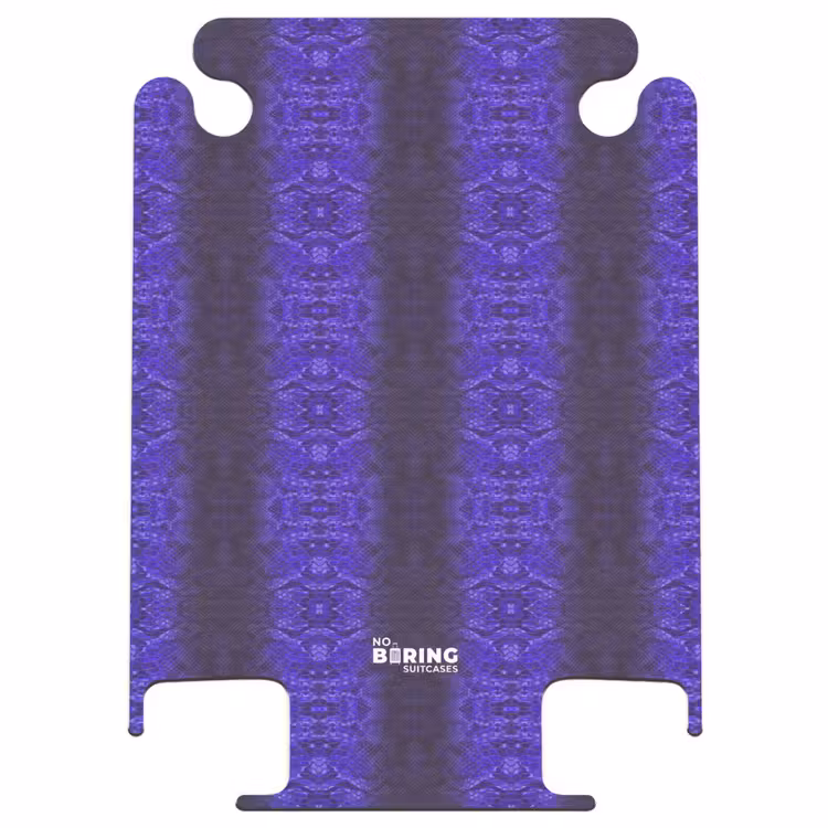 CaseSwap™ - Purple blue snakeskin with symmetrical scale structure — 1