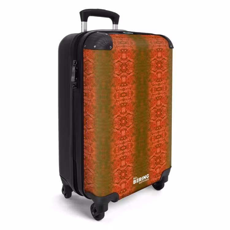 CaseSwap™ - Red green snakeskin with symmetrical scale structure — 2