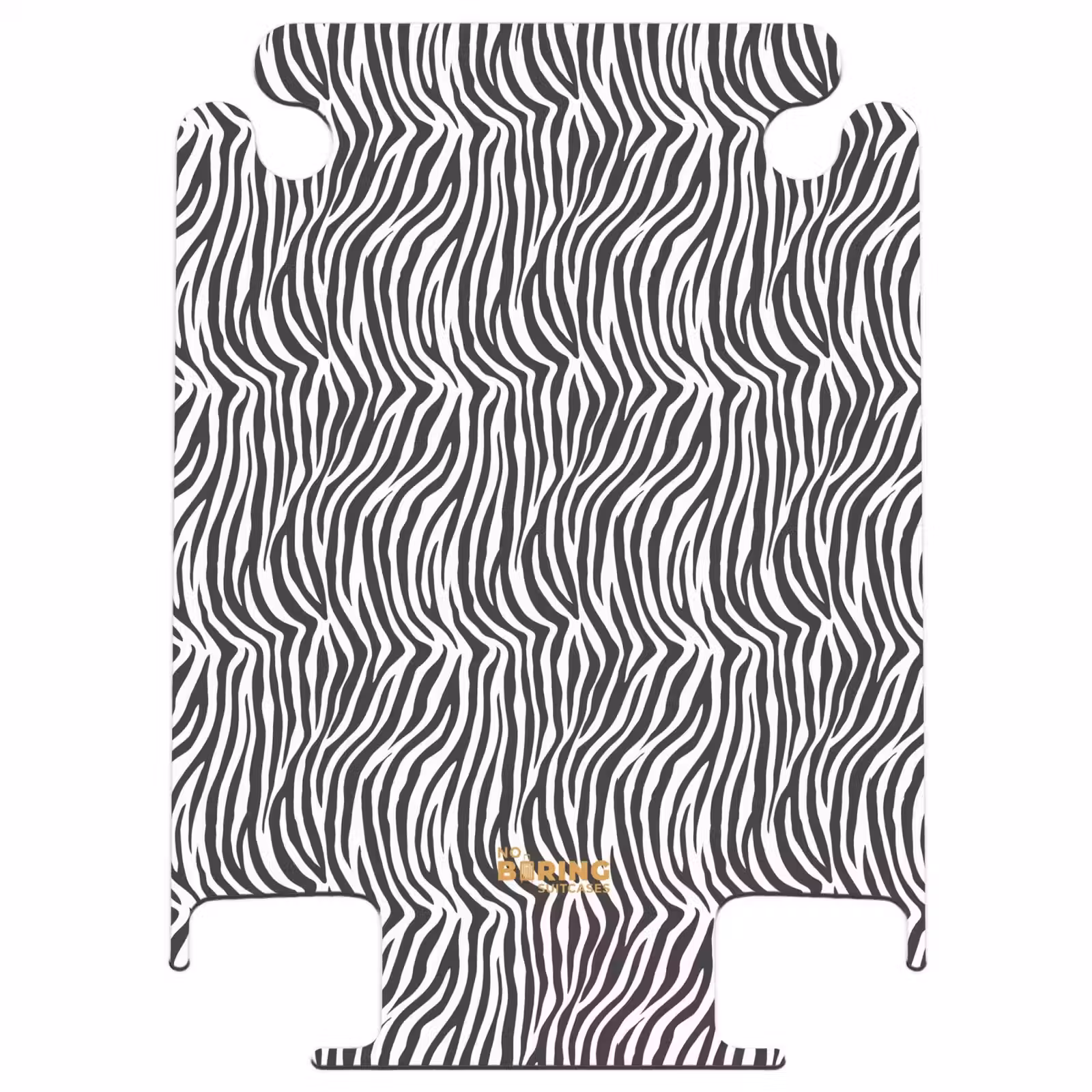 CaseSwap™ - Black and white zebra pattern with wavy stripes — 1