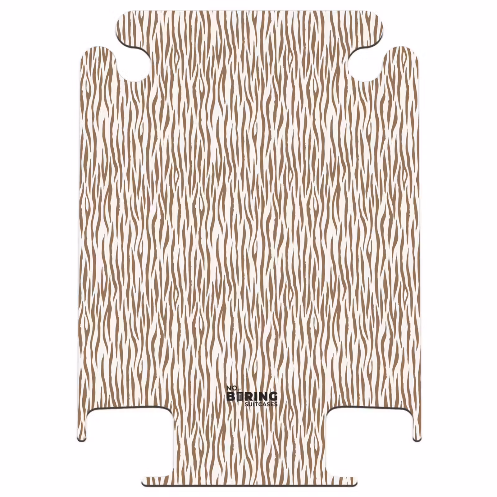 CaseSwap™ - Brown zebra print on light background — 1