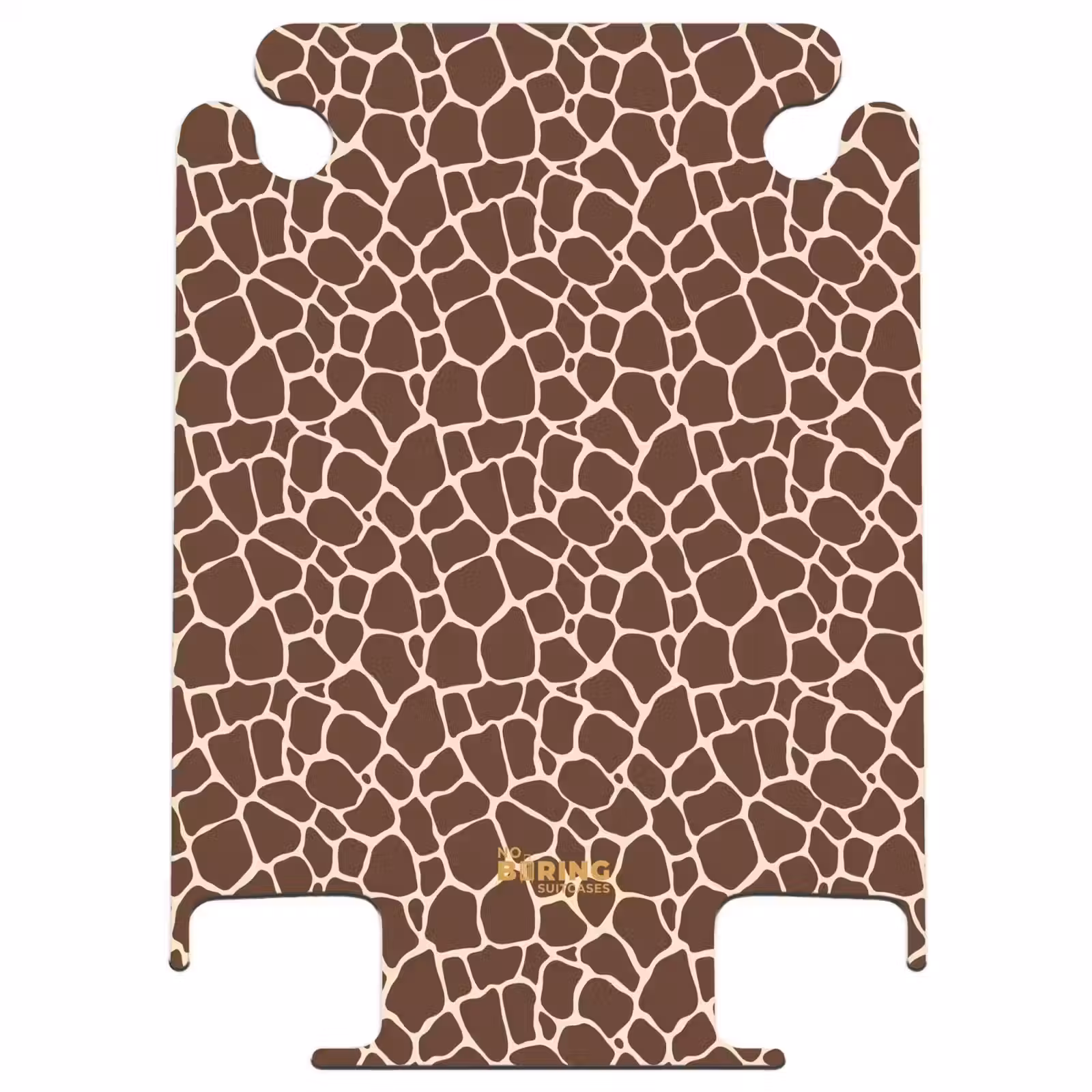 CaseSwap™ - Dark brown giraffe pattern with beige veins — 1