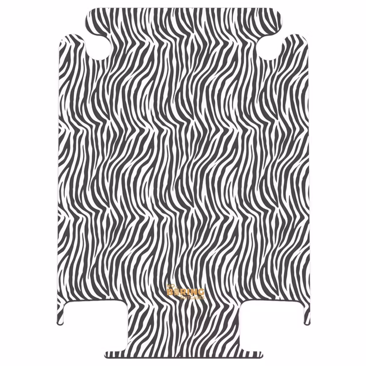 CaseSwap™ - Black and white zebra pattern with wavy stripes — 1