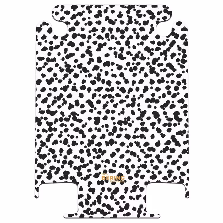 CaseSwap™ - Black brush-like dots on a white background. — 1