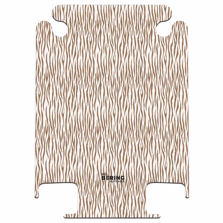 CaseSwap™ - Brown zebra print on light background — 1