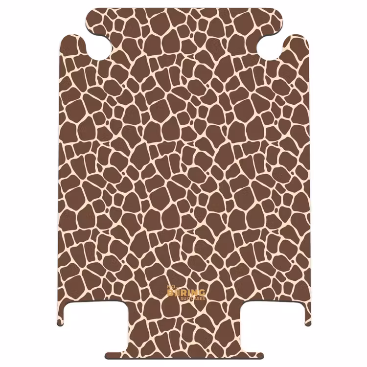 CaseSwap™ - Dark brown giraffe pattern with beige veins — 1