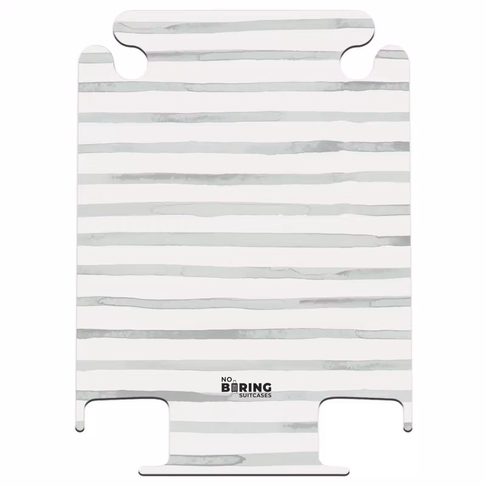 CaseSwap™ - Gray watercolor stripes on white — 1