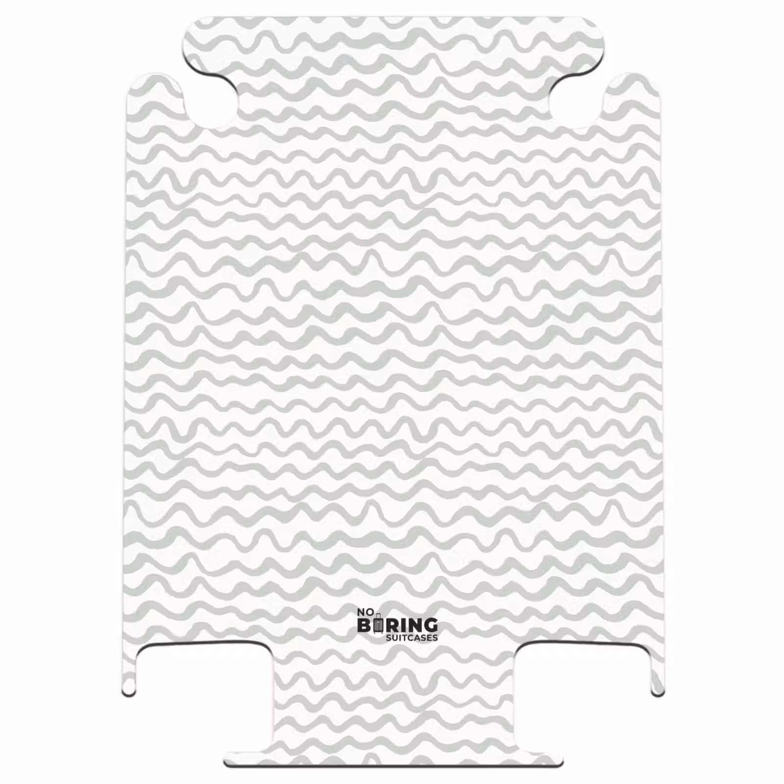 CaseSwap™ - Gray wavy lines on white — 1