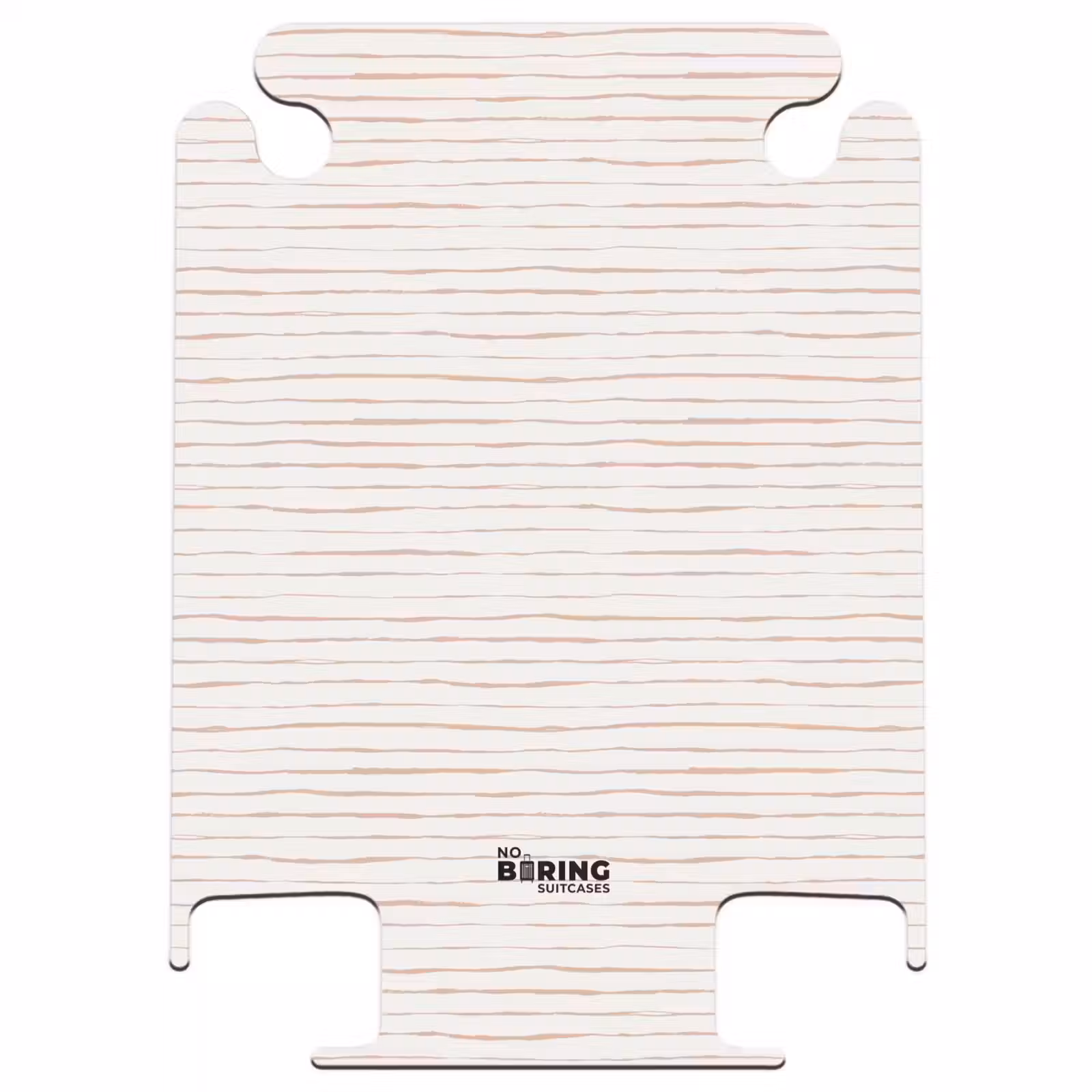 CaseSwap™ - Irregular terracotta lines on light beige ground — 1