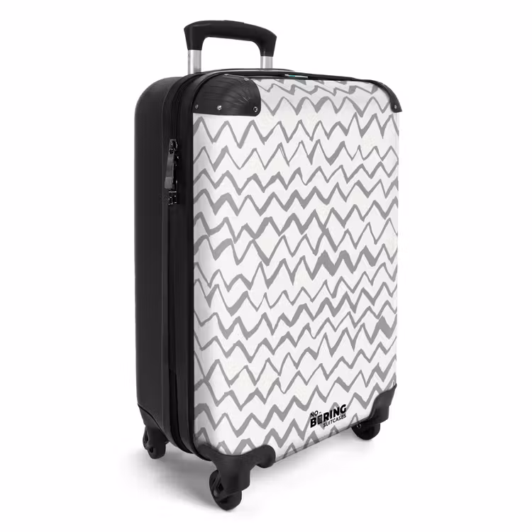 CaseSwap™ - Zigzag brush strokes in gray — 2