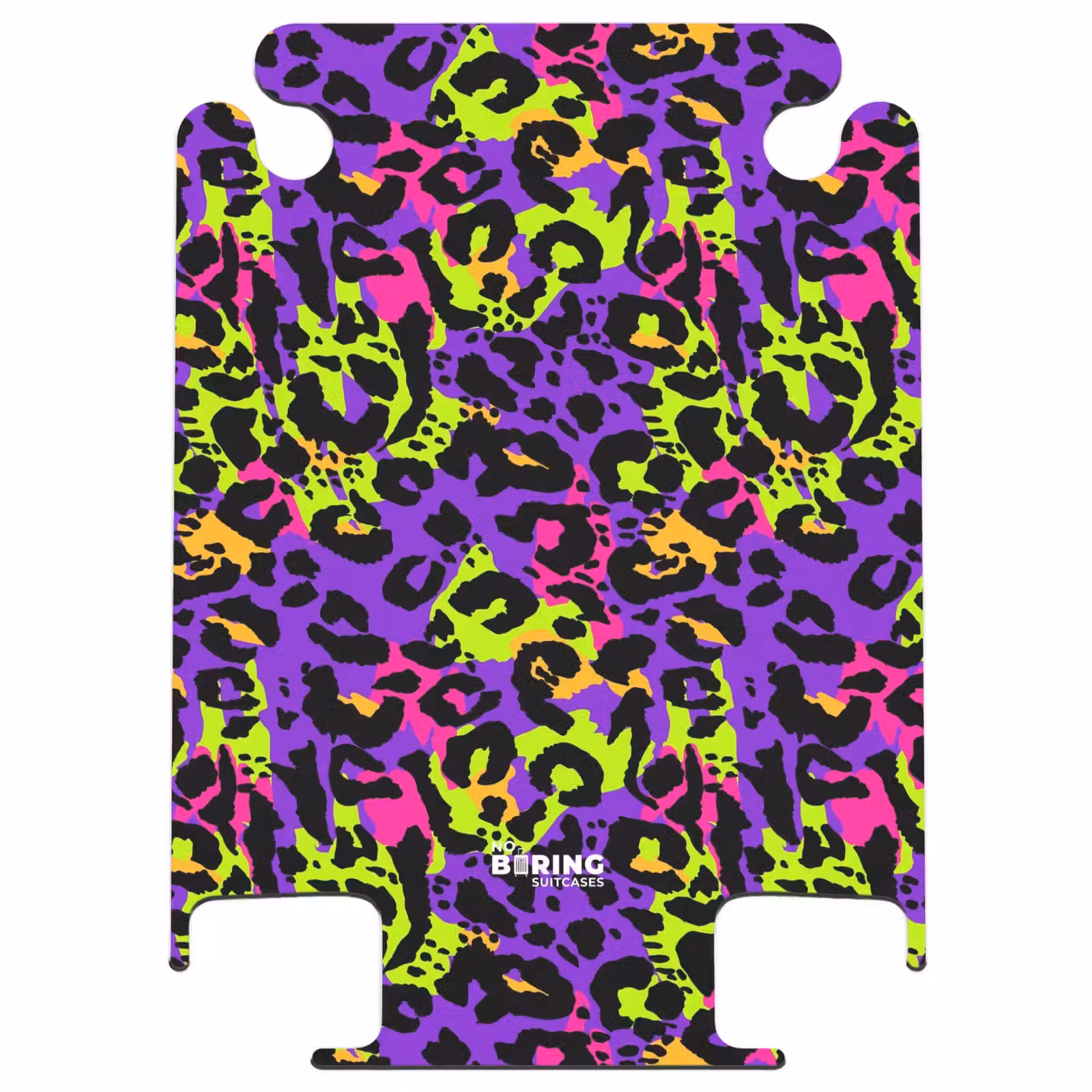 CaseSwap™ - Neon panther print on purple with colorful accents — 1