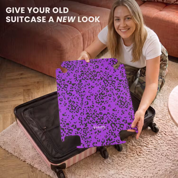 CaseSwap™ - Panther pattern in purple and black — 3