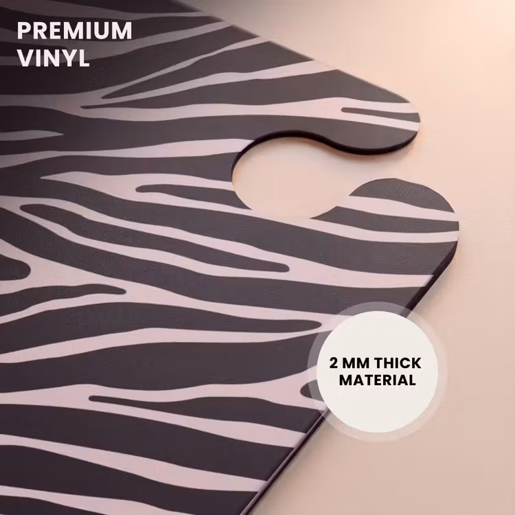CaseSwap™ - Zebra stripe pattern on soft pink — 6