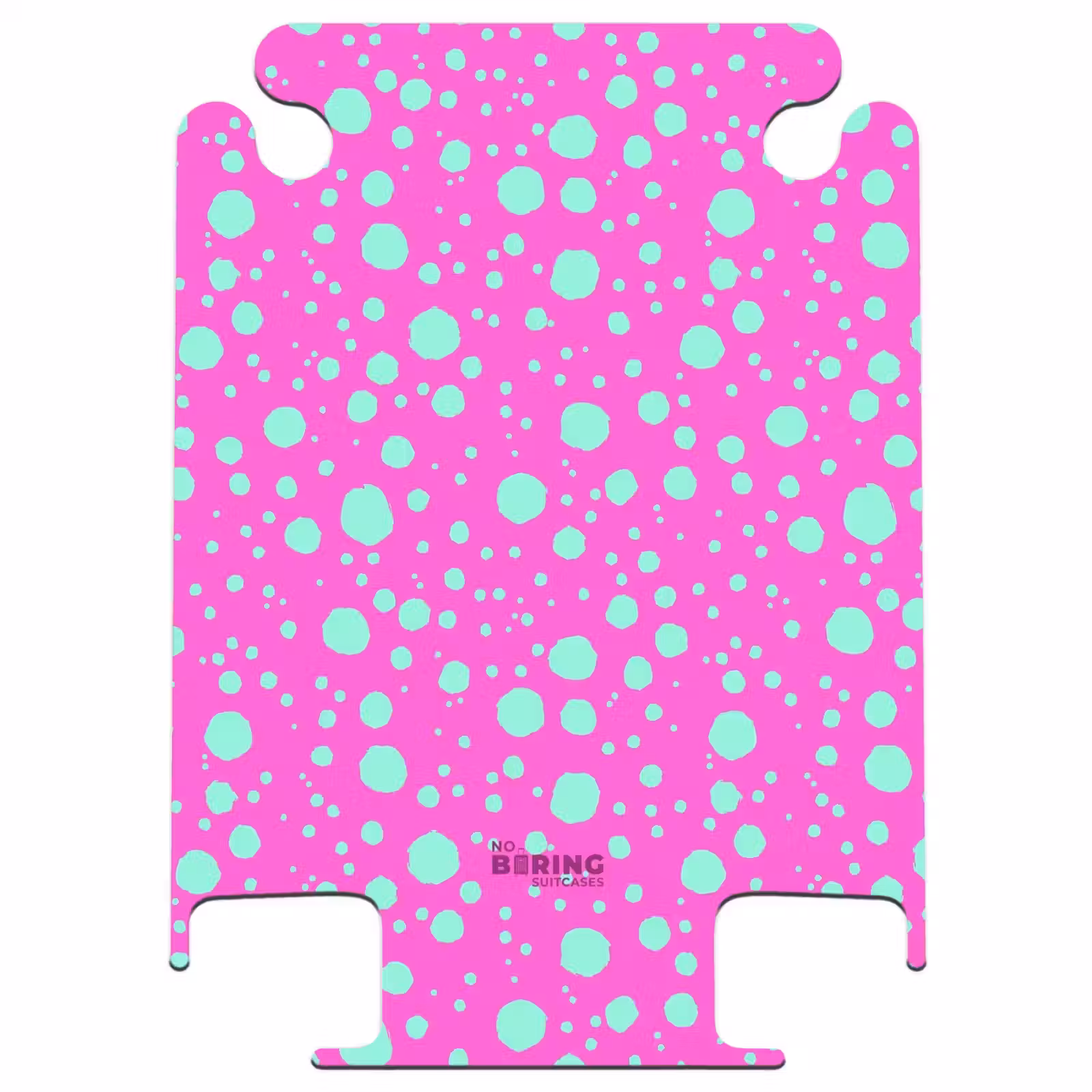 CaseSwap - Turquoise dots on bright pink background — 1