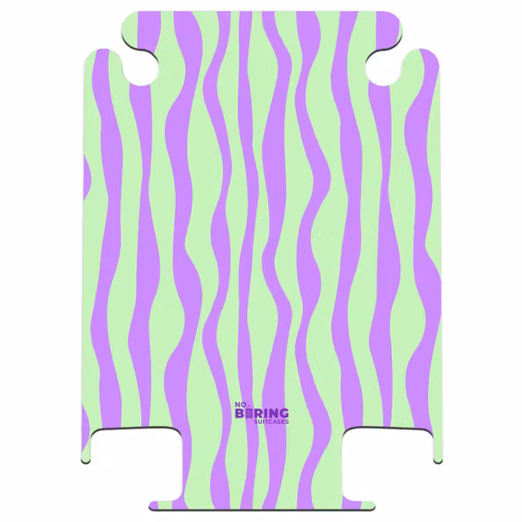 CaseSwap™ - Lilac stripes on a mint green background — 1