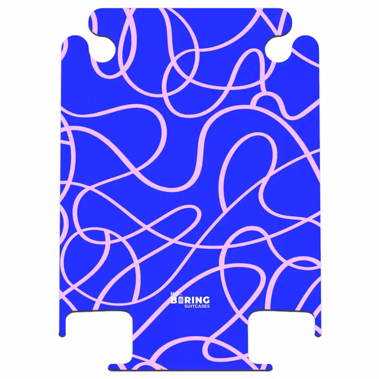 CaseSwap™ - Pink lines on cobalt blue — 1