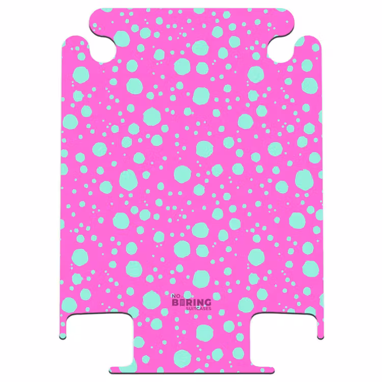 CaseSwap - Turquoise dots on bright pink background — 1