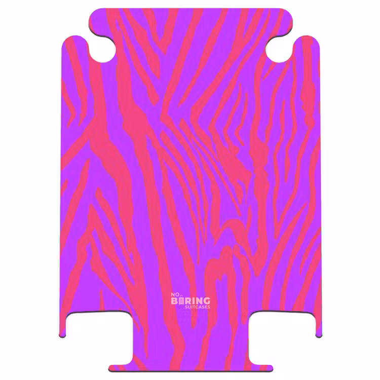 CaseSwap™ - Zebra stripes in red and purple with modern flair — 1