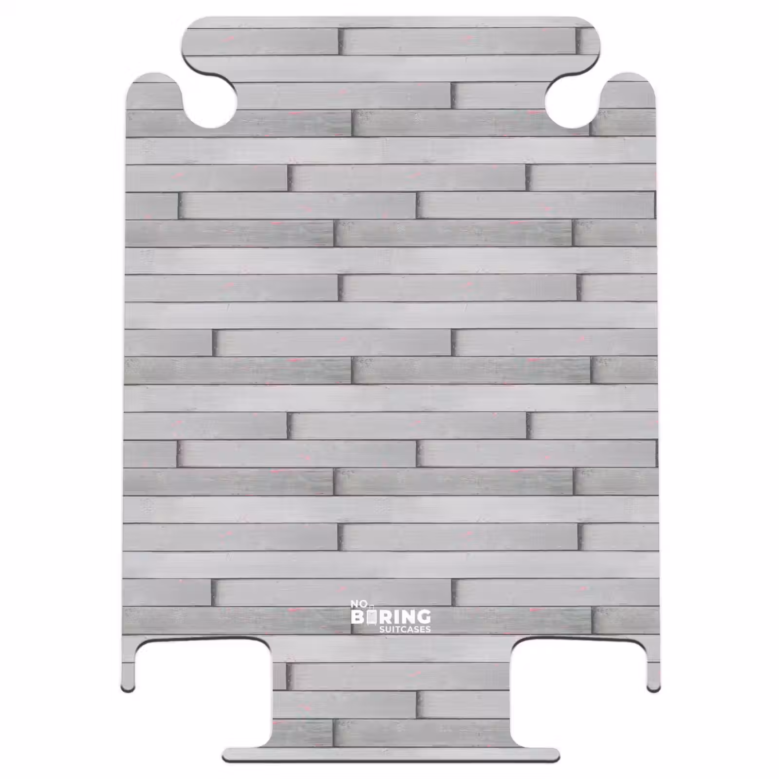 CaseSwap™ - Gray weathered wood with pink accents — 1